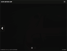 Tablet Screenshot of exoticmotorscorp.com